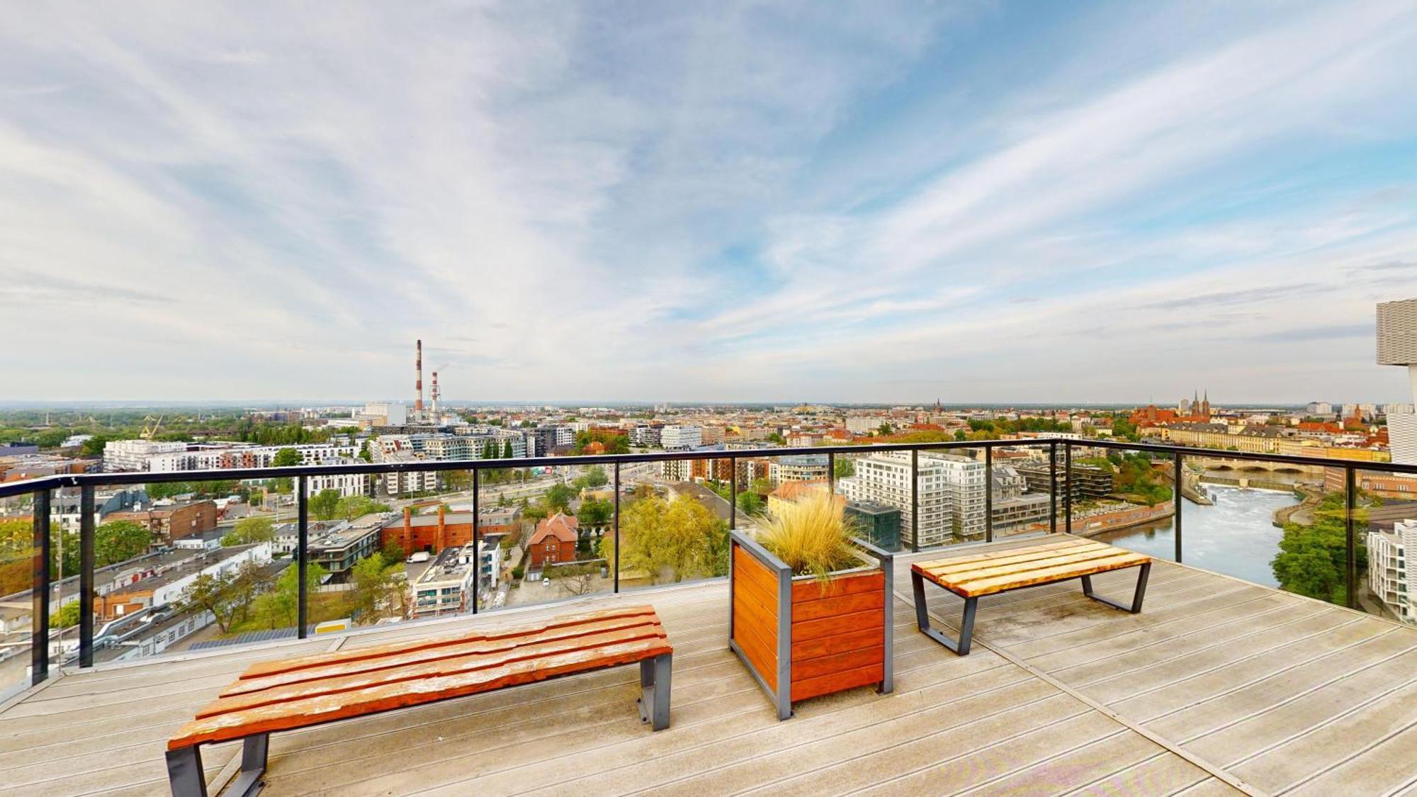 Family House By The River Odra -Panoramic Terrace - 3Room Apartment With 2 Separate Bedrooms And 2 Balconies By Wroapart-Pl- Perfect For Family & Business Stays Wrocław Buitenkant foto